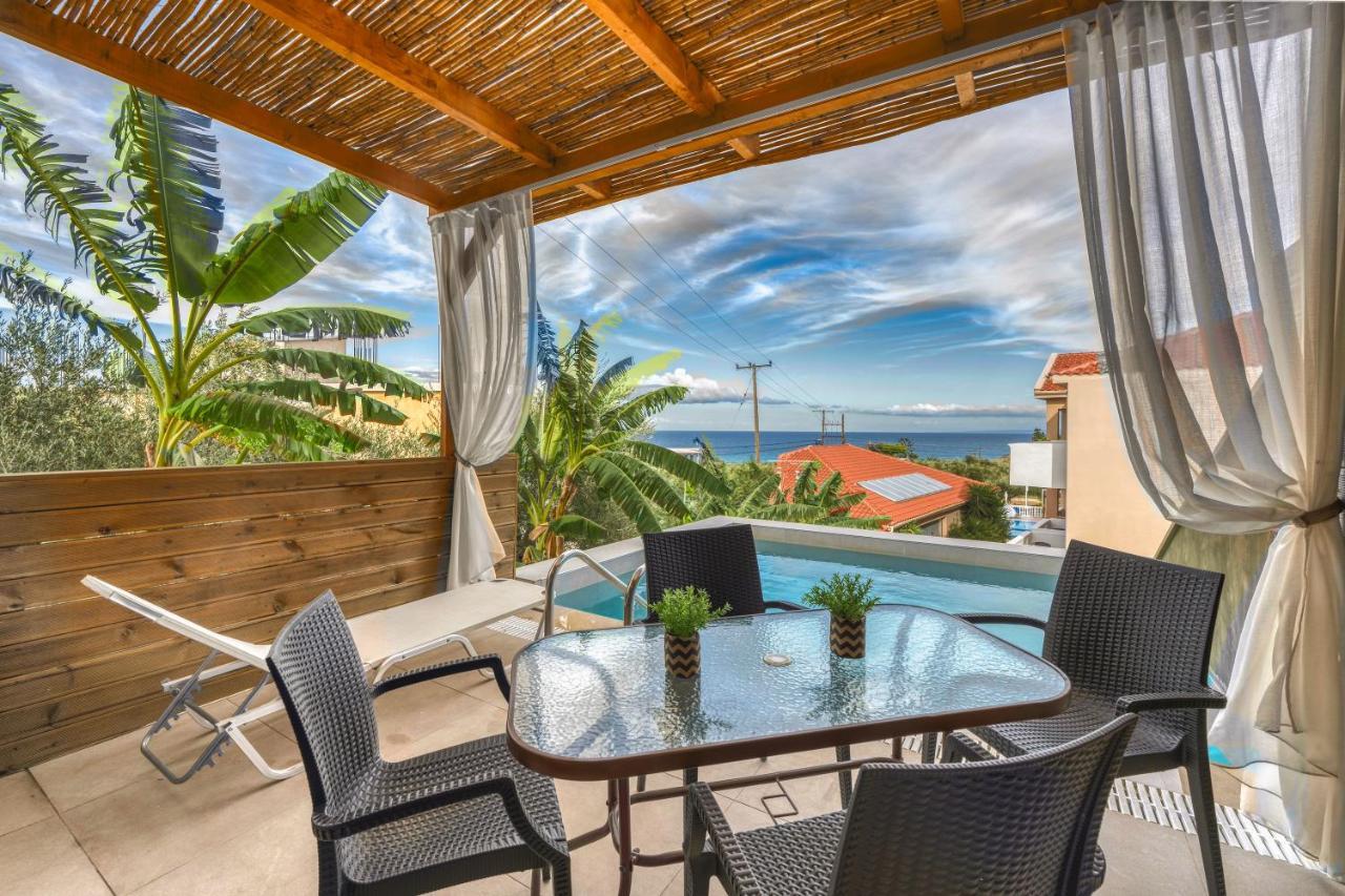 Kozanos Suites With Private Pool Амуди Екстериор снимка